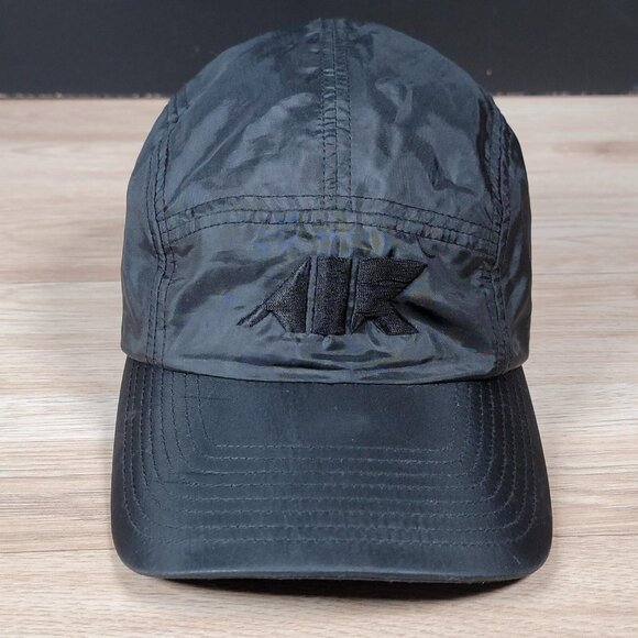 Nike Air Hat Cap Strapback Black AW84 5 Panel Running Camp Lightweight - Picture 1 of 11